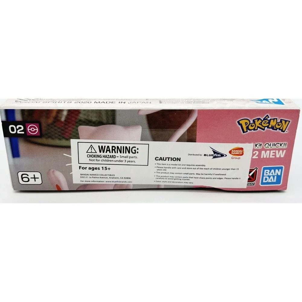 02 MEW Pokemon, Bandai Hobby Pokémon Model Kit Quick!!
